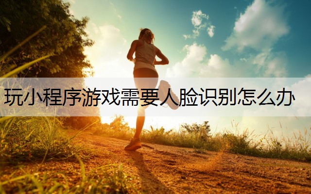 玩小程序游戏需要人脸识别怎么办